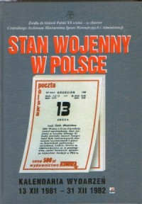 Stan wojenny w Polsce - okładka książki