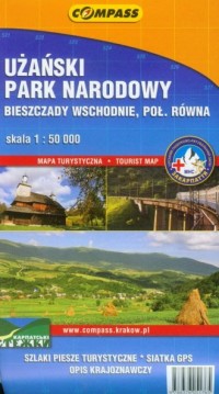 Użański Park Narodowy (mapa turystyczna) - okładka książki