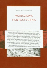 Warszawa fantastyczna - okładka książki
