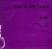Biriulki na fortepian op. 28 - okładka podręcznika