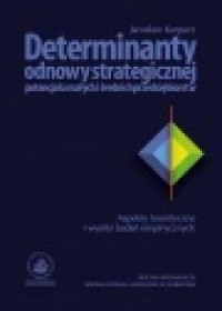 Determinanty odnowy strategicznej - okładka książki