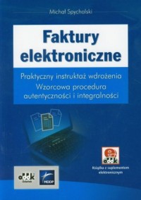Faktury elektroniczne (+ CD) - okładka książki