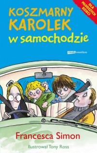 Koszmarny Karolek w samochodzie - okładka książki