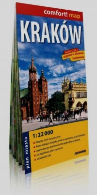 Kraków. Plan miasta (skala 1: 22 - okładka książki