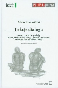 Lekcje dialogu - okładka książki