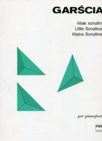 Małe sonatiny na fortepian - okładka książki