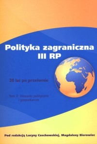 Polityka zagraniczna III RP - okładka książki