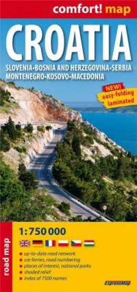 Croatia (Road Map 1:750 000) - okładka książki