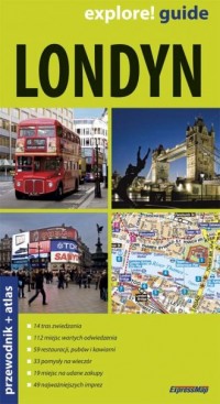 Londyn. Przewodnik (+ atlas) - okładka książki