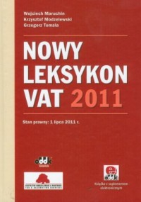 Nowy Leksykon VAT 2011 z suplementem - okładka książki