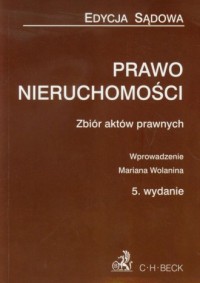 Prawo nieruchomości. Edycja sądowa - okładka książki