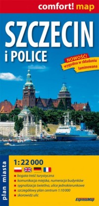 Szczecin i Police (plan miasta) - okładka książki