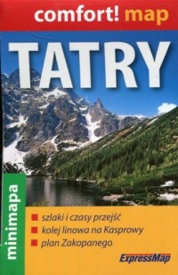 Tatry mini mapa (skala 1: 80 000) - okładka książki