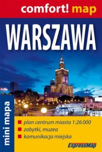 Warszawa (mini mapa 1:26 000) - okładka książki