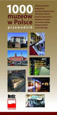 1000 muzeów w Polsce - okładka książki