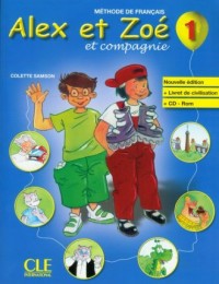 Alex et Zoe 1. Podręcznik (+ CD) - okładka podręcznika