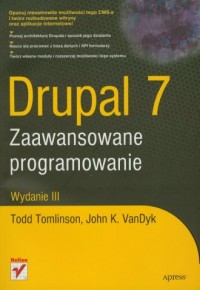 Drupal 7. Zaawansowane programowanie - okładka książki