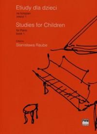 Etiudy dla dzieci na fortepian. - okładka podręcznika