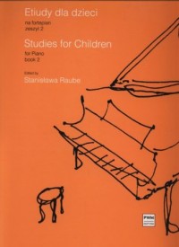 Etiudy dla dzieci na fortepian. - okładka podręcznika