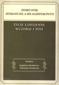 Homo sum: humani nil a me alienum - okładka książki