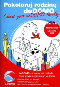 Pokoloruj rodzinę deDOMO / Colour - okładka książki