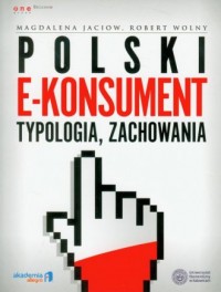 Polski e-konsument - typologia, - okładka książki