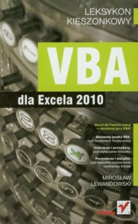 VBA dla Excela 2010. Leksykon kieszonkowy - okładka książki