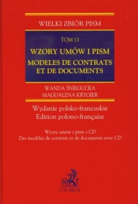 Wzory umów i pism / Modeles de - okładka książki