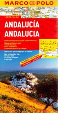 Andaluzja. Mapa Marco Polo (w skali - okładka książki