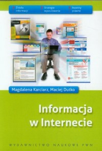 Informacja w Internecie - okładka książki