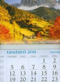 Kalendarz 2012 KT01 Dolomity trójdzielny - okładka książki