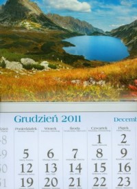 Kalendarz 2012 KT04 Dolina trójdzielny - okładka książki