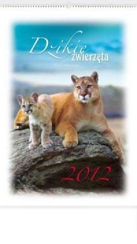 Kalendarz 2012 RW19 Dzikie zwierzęta - okładka książki