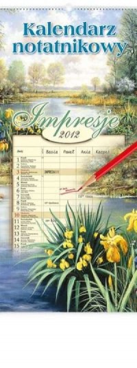 Kalendarz 2012 WN01 Impresje kalendarz - okładka książki