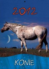 Konie. Kalendarz 2012 - okładka książki