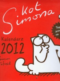 Kot Simona. Kalendarz 2012 - okładka książki