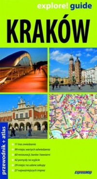 Kraków 2 w 1. Przewodnik + atlas - okładka książki