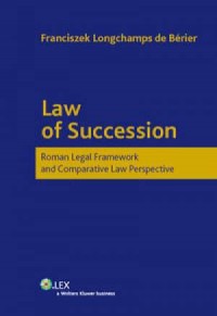 Law of Succession - okładka książki
