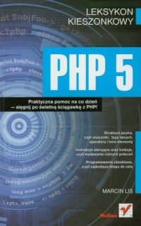 PHP 5. Leksykon kieszonkowy - okładka książki