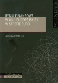 Rynki finansowe w Unii Europejskiej - okładka książki