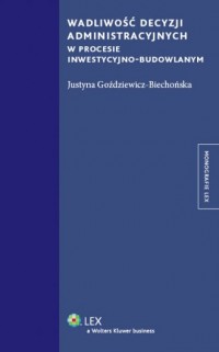 Wadliwość decyzji administracyjnych - okładka książki