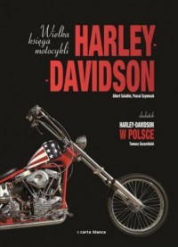 Wielka księga motocykli Harley - okładka książki