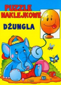 Dżungla (puzzle naklejkowe) - okładka książki