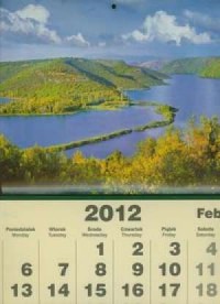 Kalendarz 2012 trójdzielny Lux - okładka książki