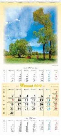 Kalendarz 2012 TW01 Polska - okładka książki
