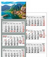 Kalendarz 2014. Alpejskie miasteczko - okładka książki