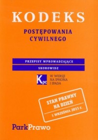 Kodeks postępowania cywilnego. - okładka książki