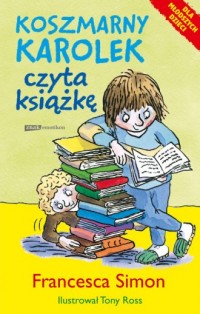 Koszmarny Karolek czyta książkę - okładka książki