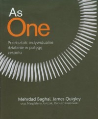 As One. Przekształć indywidualne - okładka książki