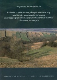 Badania krajobrazowe jako podstawa - okładka książki